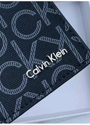 Гаманець calvin klein, чоловічий гаманець на подарунок, гаманець келвін кляйн в фірмовій коробці