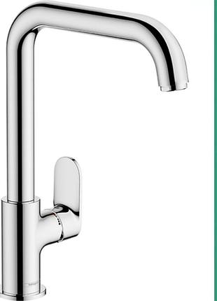 Змішувач hansgrohe (art 71857000) для кухні одноважільний, vernis blend m35, хром