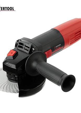 Машина кутова шліфувальна intertool wt-0220 (750 вт, діаметр кола 125 мм, 11000 об/хв)