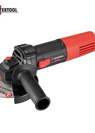 Машина угловая шлифовальная intertool wt-0221 (850вт, диаметр круга 125мм, 11000 об/мин)