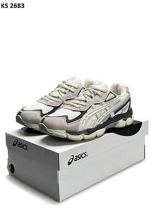 Кроссовки мужские серые asics gel-nyc 2055 grey размер 41 42 44