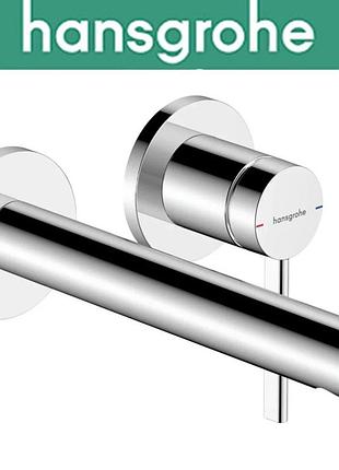 Смеситель hansgrohe (art 74750000) для умывальника, настенный однорычажный с изливом, zesis s, хром