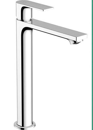Смеситель hansgrohe (art 72591000) для умывальника rebris e 240 coolstart ecosmart, с донным клапаном pop-up, хром