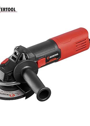 Машина угловая шлифовальная intertool wt-0235 (1200 вт, диаметр круга 125 мм, 6000-12200 об/мин, система стабилизации оборотов,