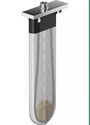 Держатель ручного душа скрытая часть hansgrohe (art 28010000) на край ванны, sbox square 145, хром