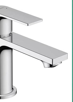 Смеситель hansgrohe (art 72550000) для умывальника rebris e 80 с донным клапаном pop-up, хром