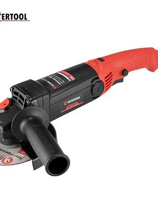 Машина угловая шлифовальная intertool wt-0232 (860 вт, диаметр круга 125 мм, 3000-11000 об/мин)