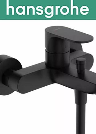 Смеситель hansgrohe (art 72440670) для ванны короткий нос rebris s, чёрный мат