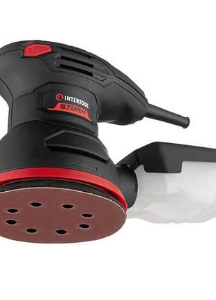 Эксцентриковая шлифовальная машина intertool wt-0541 (платформа 125 мм, 300 вт, 5000-12000 об/мин, ход эксцентрика 2 мм) 2