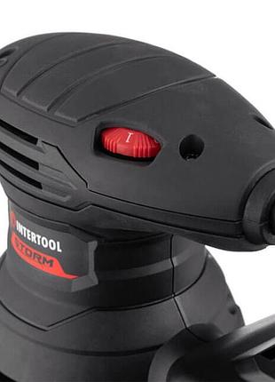 Эксцентриковая шлифовальная машина intertool wt-0541 (платформа 125 мм, 300 вт, 5000-12000 об/мин, ход эксцентрика 2 мм) 6