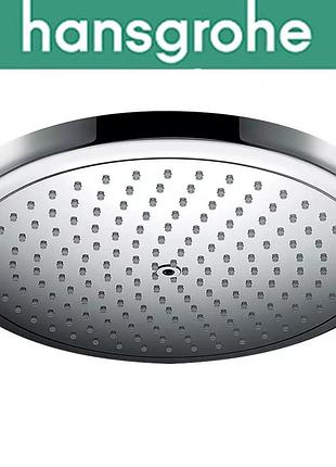 Душова стельова лійка hansgrohe (art 26220000) croma 280 air 1jet, хром (28*28 см)