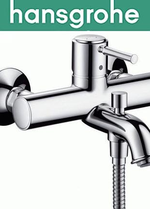 Змішувач hansgrohe (art 14140000) для ванни короткий ніс talis classic, хром
