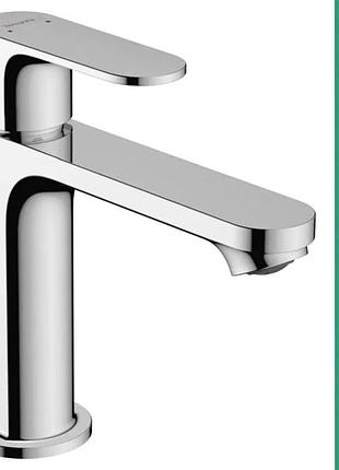 Смеситель hansgrohe (art 72517000) для умывальника rebris s 110 с донным клапаном pop-up, хром