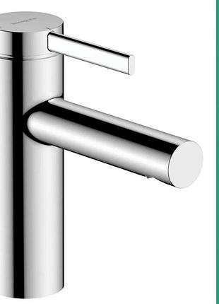 Смеситель hansgrohe (art 74724000) для умывальника zesis s 100 с сливным гарнитуром push-open, хром