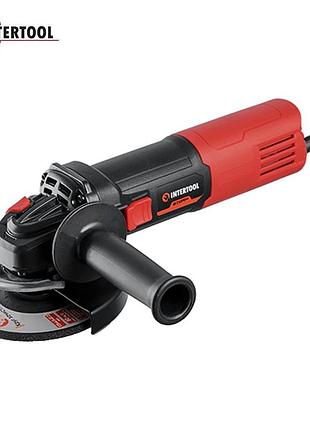 Машина кутова шліфувальна intertool wt-0236 (1400 вт, діаметр кола 125 мм, 6000-12200 об/хв, система стабілізації обертів,