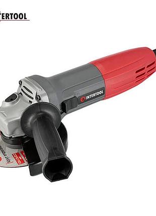 Машина угловая шлифовальная intertool wt-0267 (860 вт, диаметр круга 125 мм, 11000 об/мин)