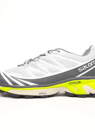 Пополнение женские арт 21183 salomon xt 6 серые с салатовым