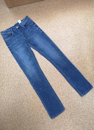 Denim h&m джинси скіні стрази