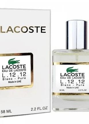 Лакоста de l.12.12 blanc-pure perfume newly мужской 58 мл