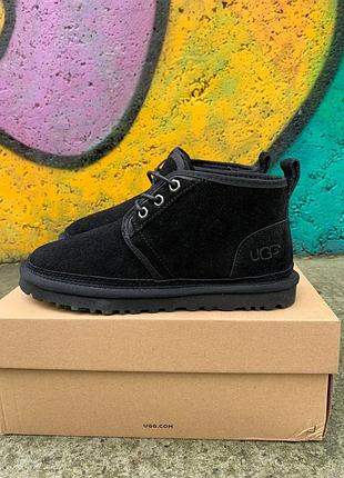 Унисекс зимние угги ugg neumel black, теплые женские ботинки, качественная высокая обувь на зиму угги неумел ч 42, 39