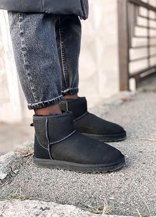 Женские зимние розовые угги ugg classic mini, теплые унисекс ботинки, качественная высокая обувь на зиму угги 43, 38