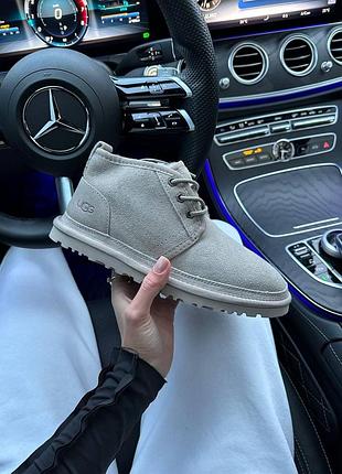 Унисекс зимние угги ugg neumel grey, теплые женские ботинки, качественная высокая обувь на зиму угги неумел 39