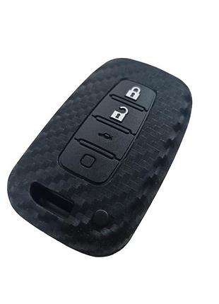 Чохол на пульт сигналізації силіконовий hyundai zn 4 carbon 923 (new)