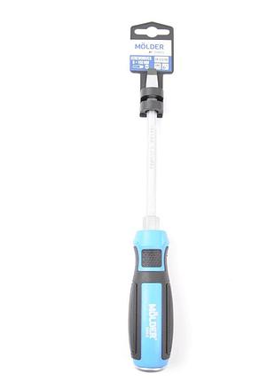 Викрутка ударна - шліцьова з шестигранною опорою 8*150 "molder" (мт33006) (6шт/уп)