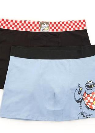Трусы боксеры мужские комплект 2 шт sinsay sesame xs s,m.,l,xxl комбинированный m