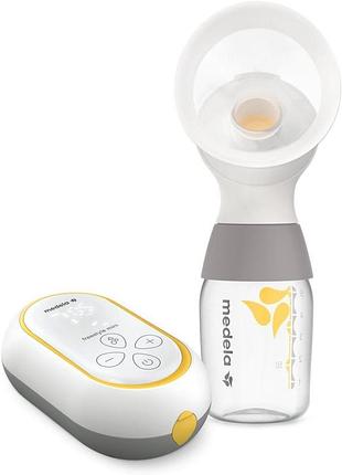 Электрическая кормушка для грудного вскармливания medela freestyle mini classic с перезаряжаемой батареей.