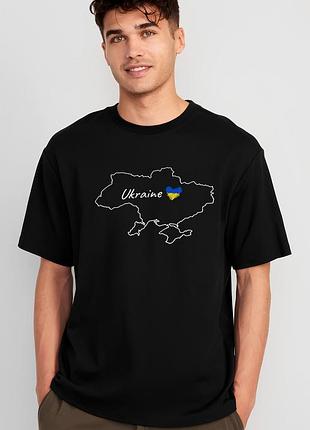 Футболка з мерчем стильна біла чорна оверсайз