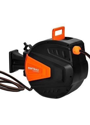 Автоматична котушка з садовим шлангом kraft&dele kd2152 20 м + 2 м 1/2"