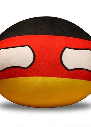 Мягкая игрушка кантриболз германия countryballs germany 30 см (2062)