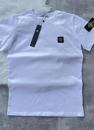 Футболка stone island біла
