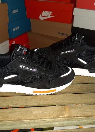 Reebok classic черные 2