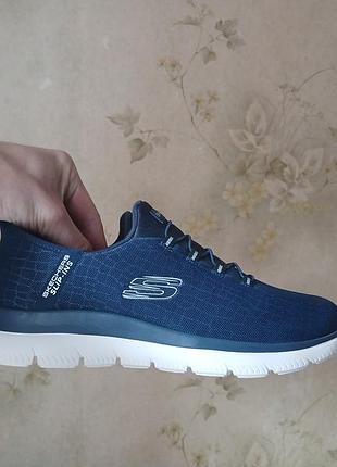 Слипоны skechers summits slip-ins на стопу 26 см новые
