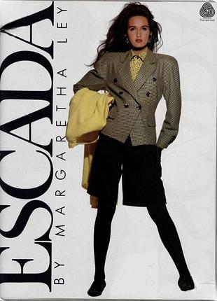 Винтажный шерстяной пиджак escada