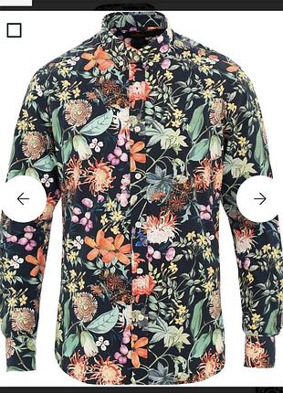 Сорочка  morris stockholm donovan printed flower shirt