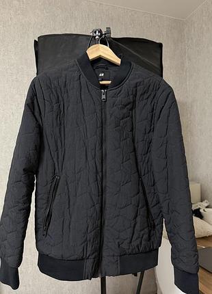 Мужской бомбер, куртка осенняя, h&amp;m
