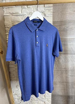 Чоловіча оригінальна футболка поло polo ralph lauren slim fit m