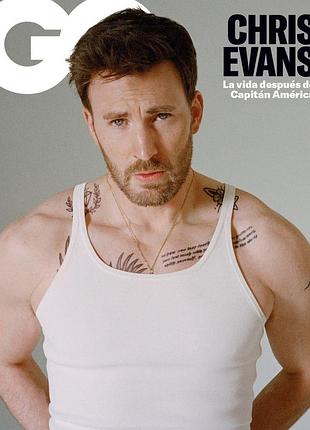 Журнал gq spain (october 2023) - крис эванс, rubius, charlie heaton; журналы gq, мужской стиль