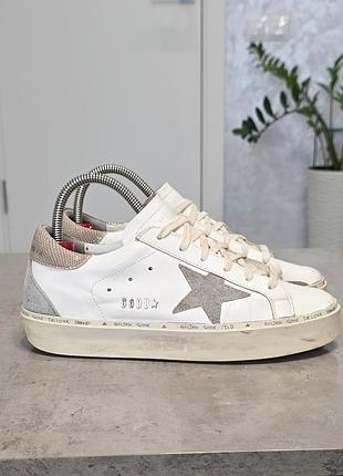 Кожаные кроссовки golden goose оригинал
