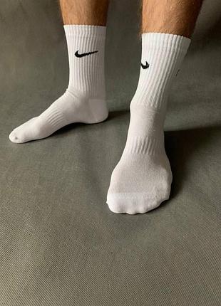 Nike носки высокие белые 41-44 sport fitd