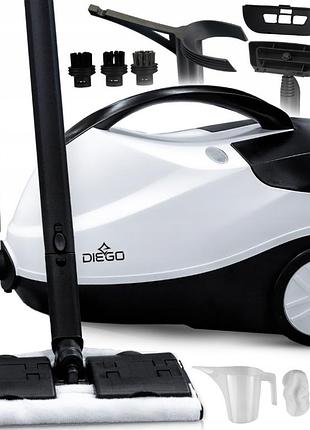 Пароочисник ручний diego hds7000w для дому та меблів 2500вт