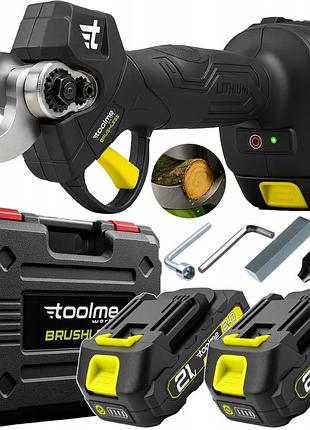 Секатор аккумуляторный 180нм 21в toolme (польша)