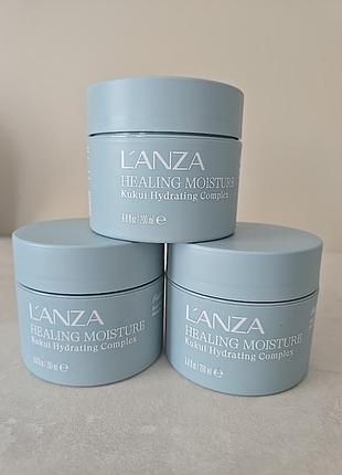 Маска зволожуюча l'anza  healing moisture  moi moi  поживна маска для сухого волосся 250 мл