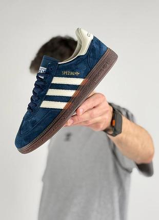 Чоловічі кросівки adidas spezial navy white