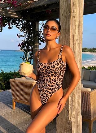 Купальник leopard swimwear