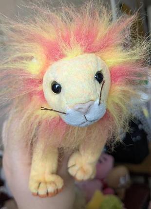 Ty beanie babies bushy the lion 2000, лев, левеня, лев, ty, м'яка іграшка