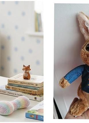 Кролик петрик мягкая игрушка peter rabbit beatrix potter питer беатрикс поттер сказки